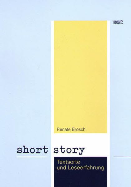 Short Story: Textsorte und Leseerfahrung - Brosch, Renate book