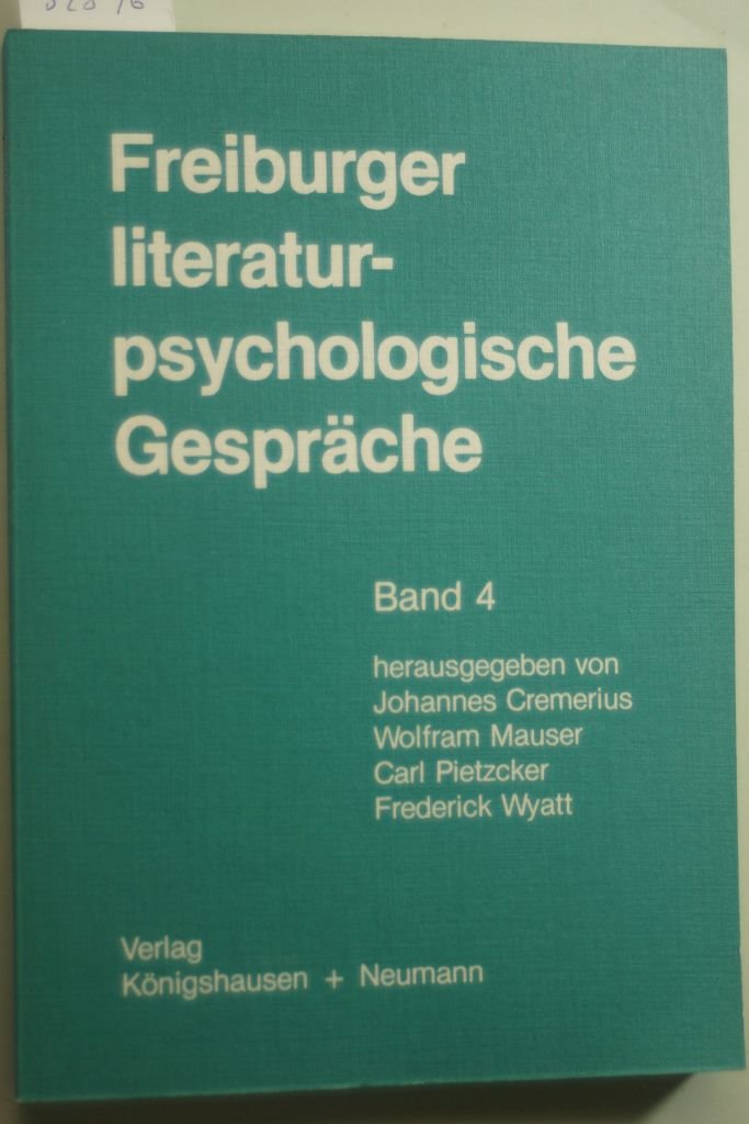 Freiburger literaturpsychologische Gespräche Natural Sciences