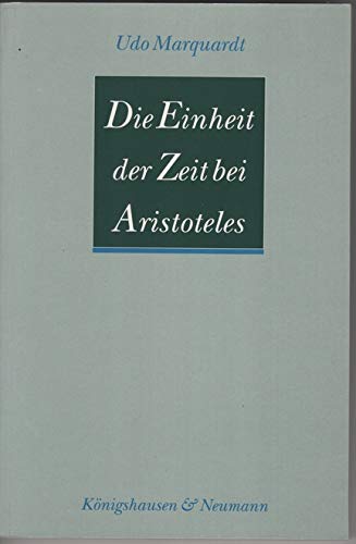 Die Einheit der Zeit bei Aristoteles. book