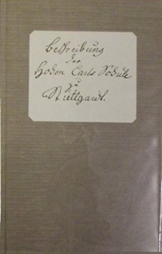 Beschreibung der hohen Carls-Schule zu Stuttgart Books