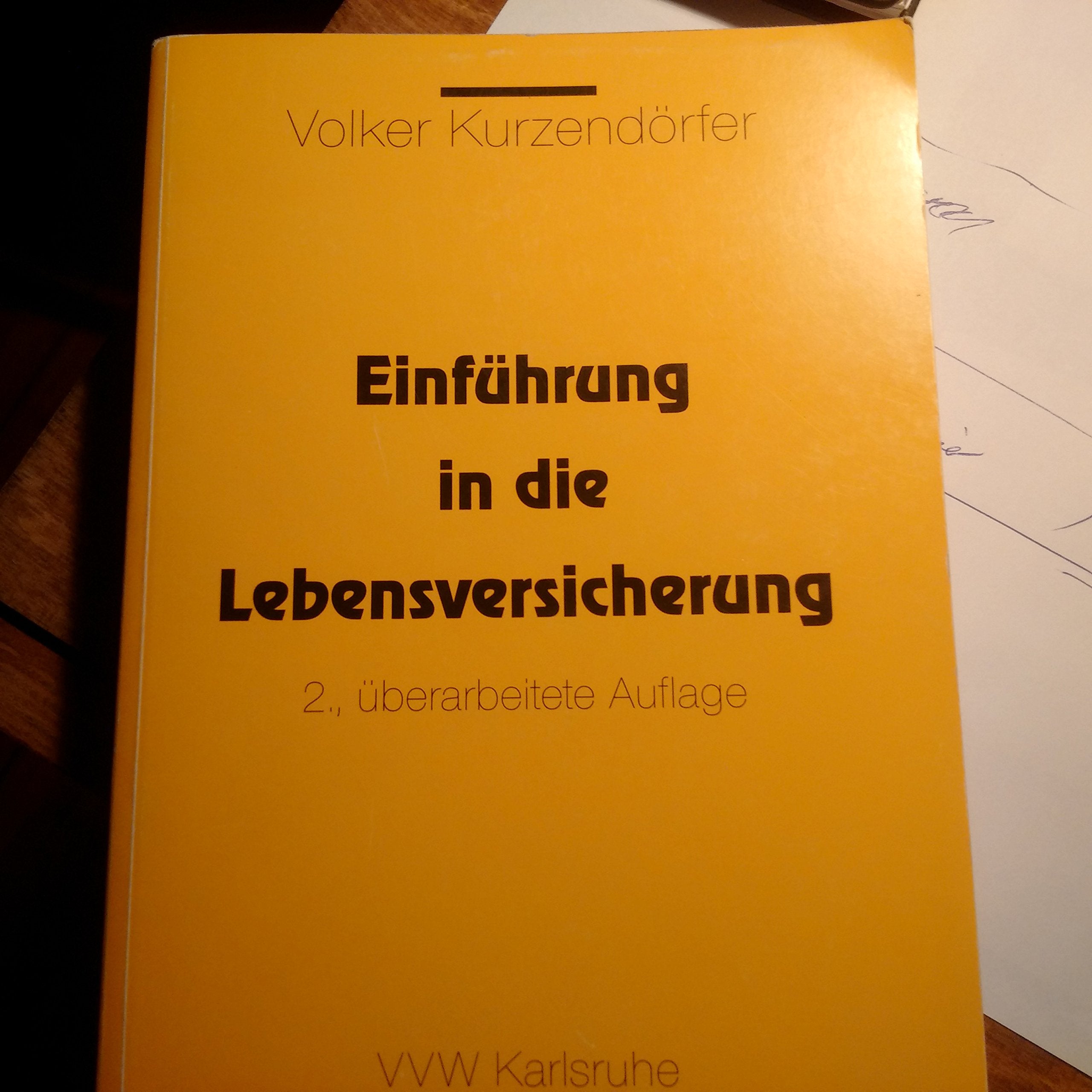 Einführung in die Lebensversicherung Law