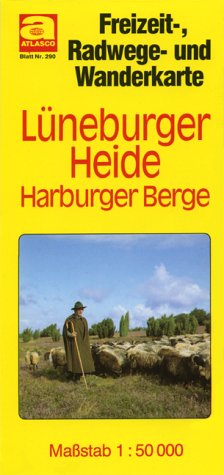 Lüneburger Heide. Freizeitkarte. Harburger Berge. 1 : 50 000. Atlasco Sonderkarte. Blatt 290. Geology & Geography