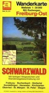Schwarzwald. Freiburg Ost 1 : 30 000. Atlasco Wanderkarte. book