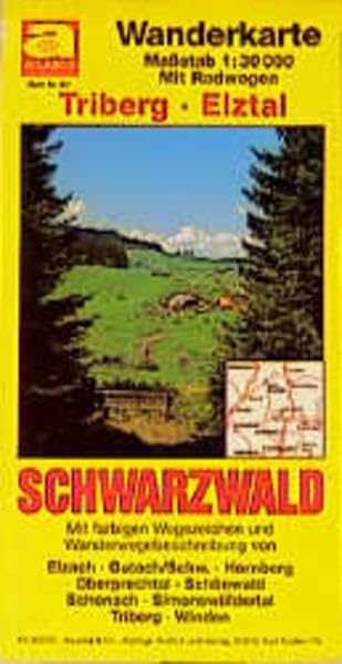 Schönwald, Schonach, Triberg, Elztal (Atlasco Wanderkarten Schwarzwald / 1:30000) Maps & Plans