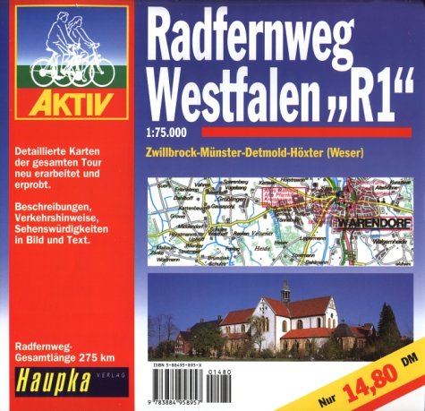Geführte Radtouren: Radfernweg Westfalen 'R1' 1 : 75 000. Hiking & Cycling