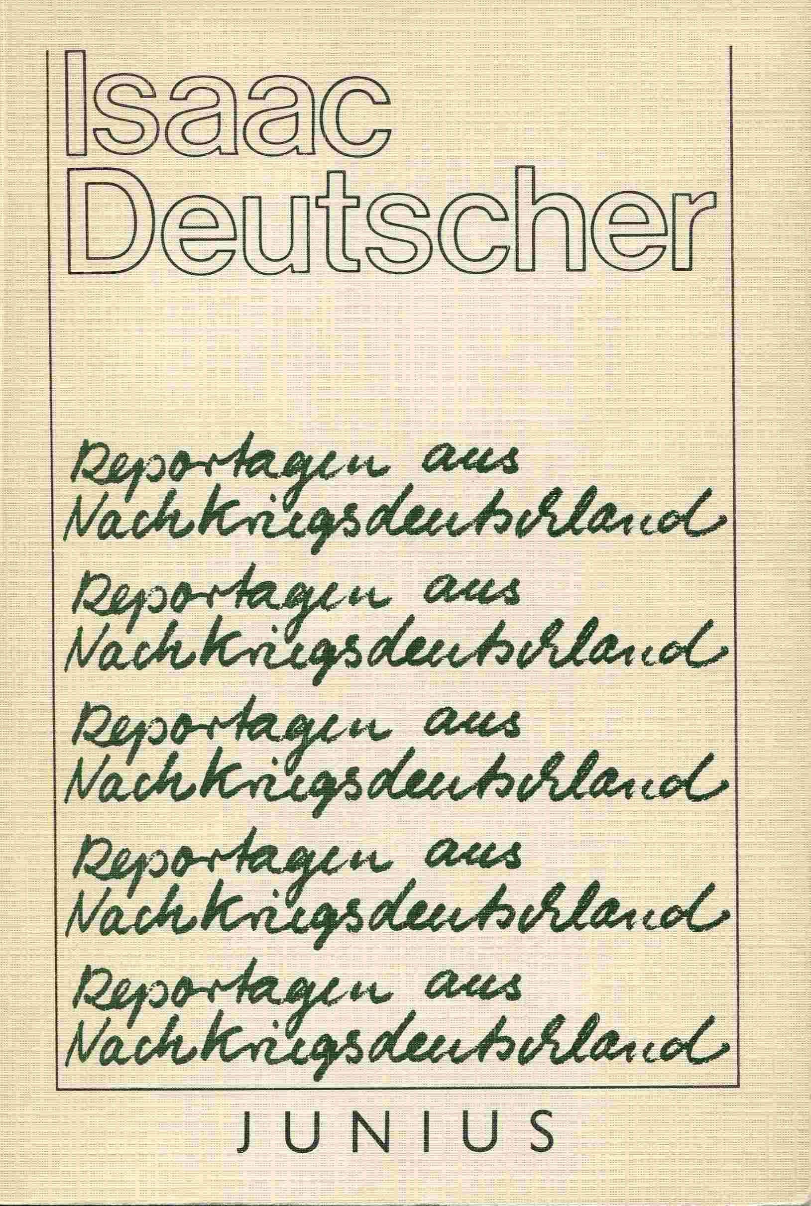 Reportagen aus Nachkriegsdeutschland German history