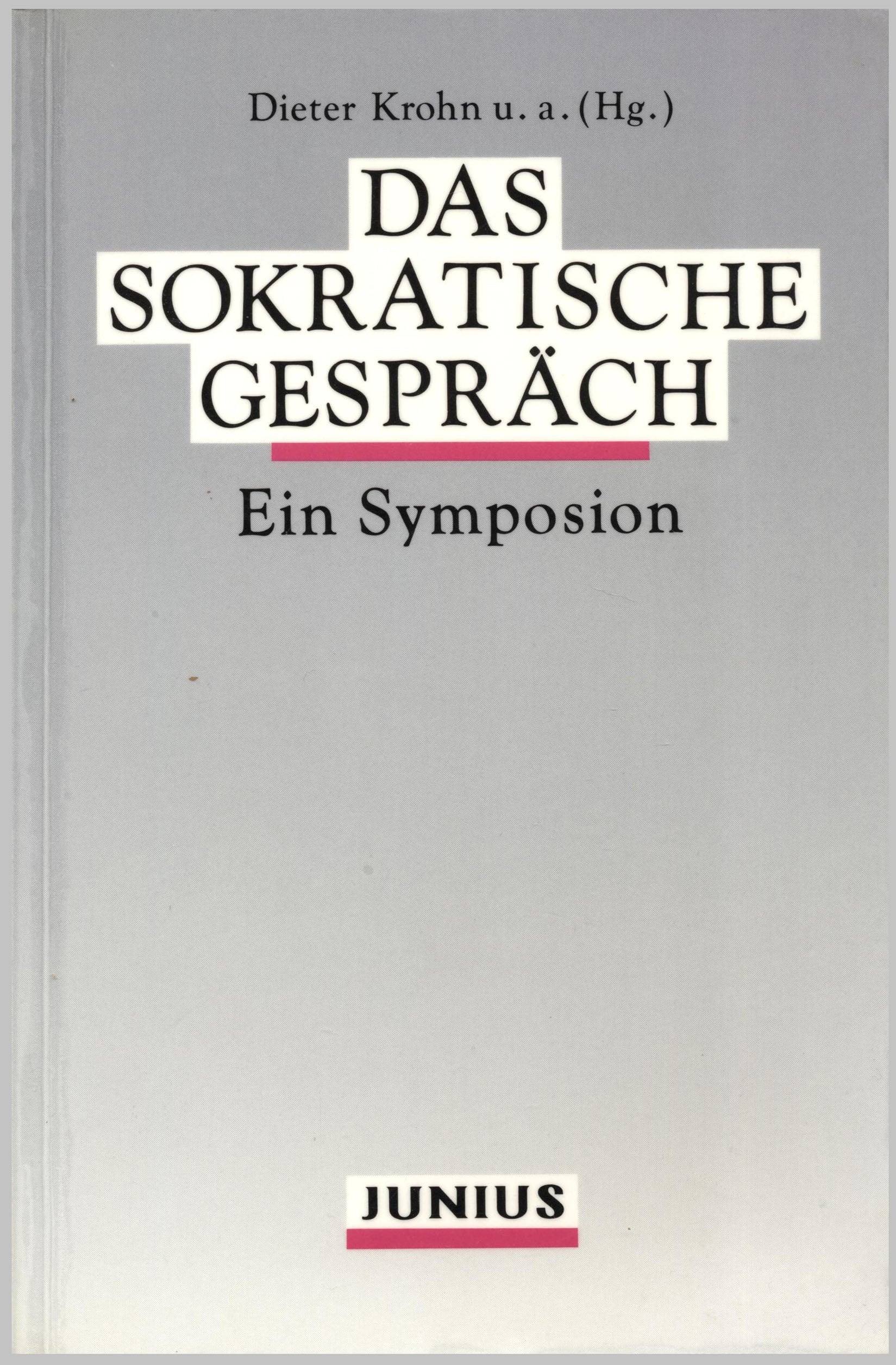 Das Sokratische Gespräch - Ein Symposion Books