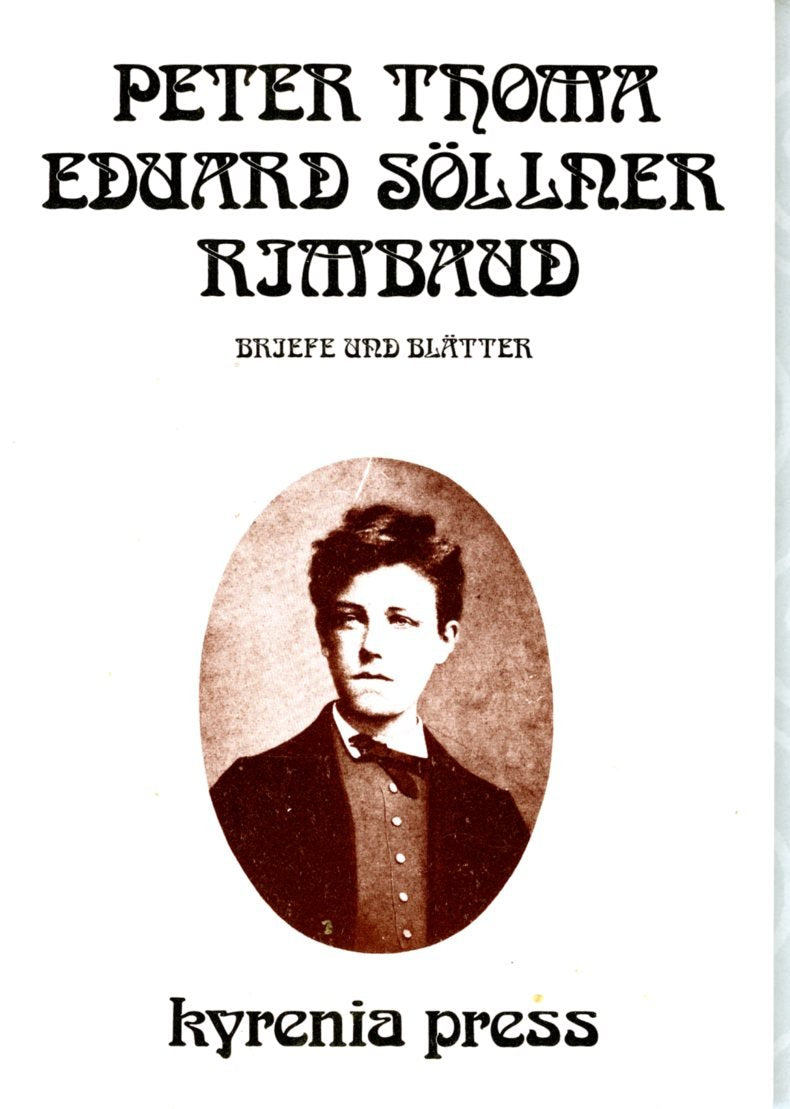 Rimbaud: Briefe und Blatter (Editions Villa Gertrude) book