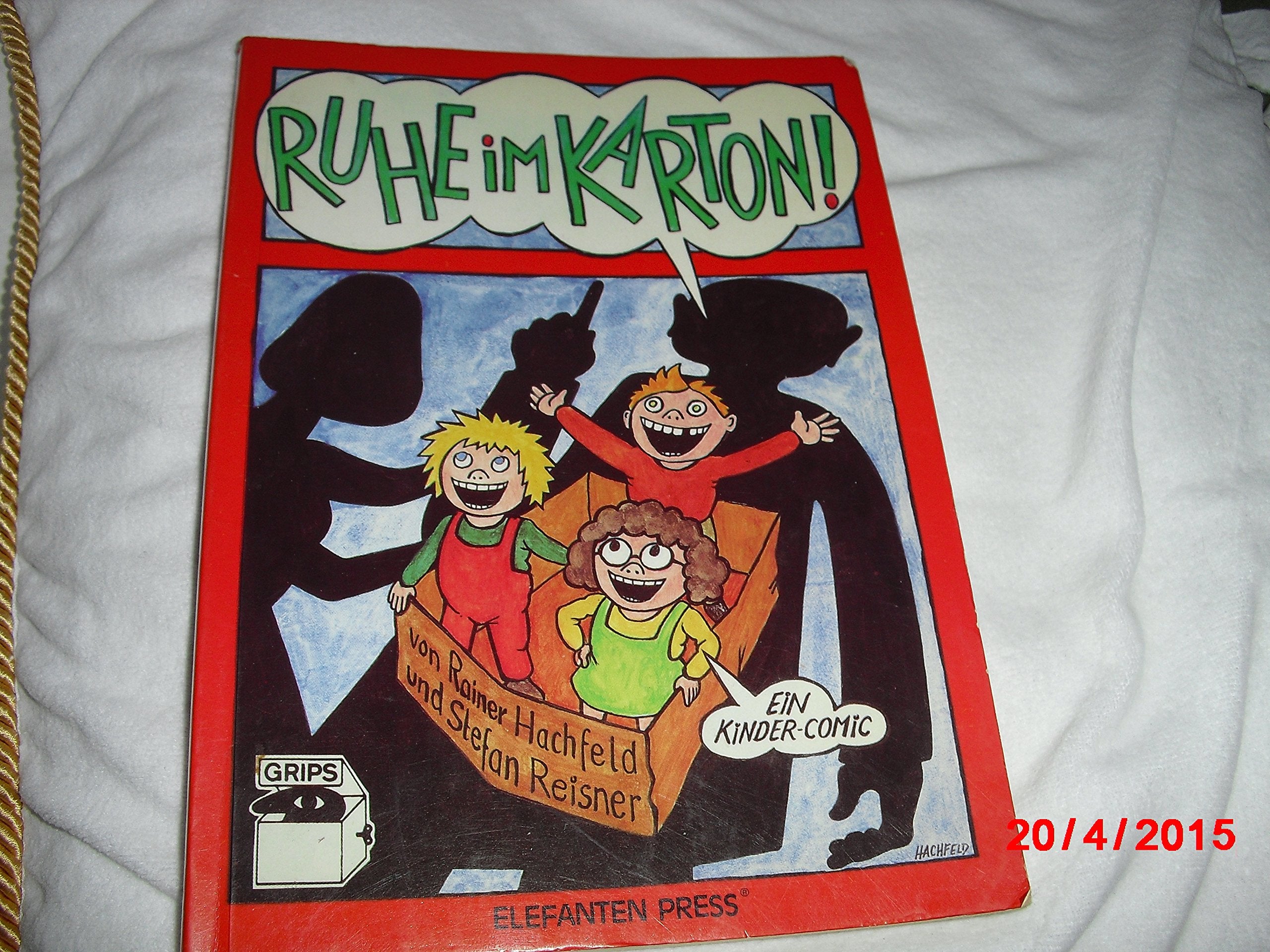 Ruhe im Karton. Ein Comic für Kinder - Rainer Hachfeld book