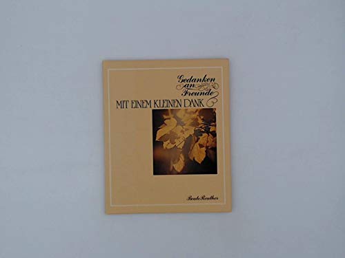 Mit einem kleinen Dank Contemporary literature Books