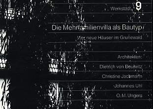Die Mehrfamilienvilla als Bautyp. Vier neue Häuser im Grunewald Business & Technology
