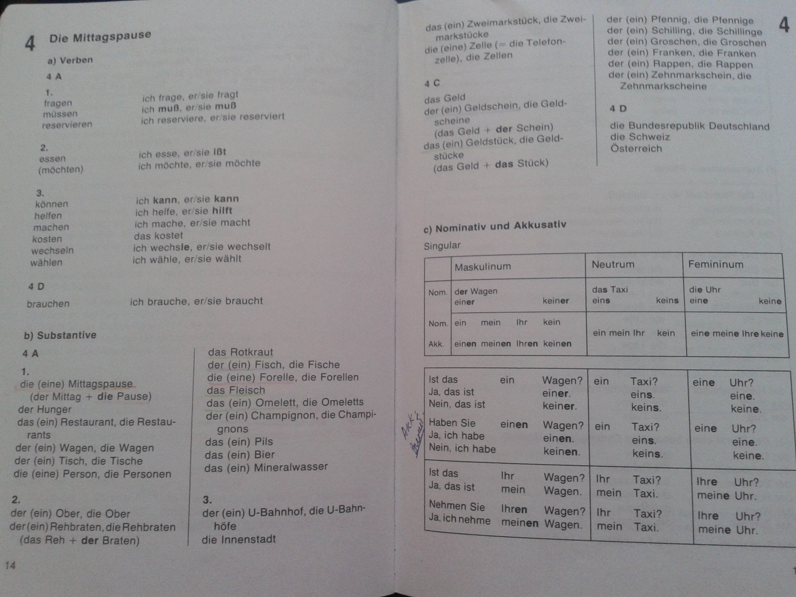 Grundkurs Deutsch, Grammatisches Arbeitsbuch, einsprachige Fassung Learning & Reference