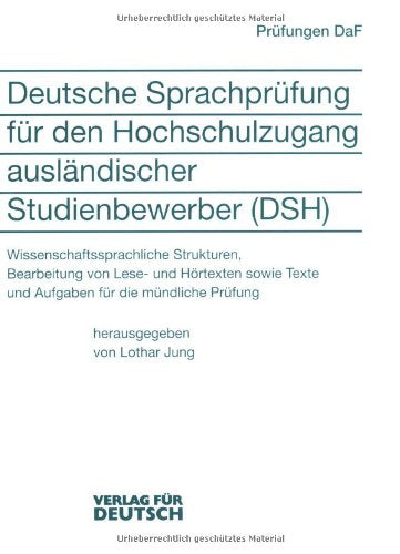 Deutsche Sprachprüfung für den Hochschulzugang ausländischer Studienbewerber (DSH), Textbuch Foreign Languages ​​& Dictionaries