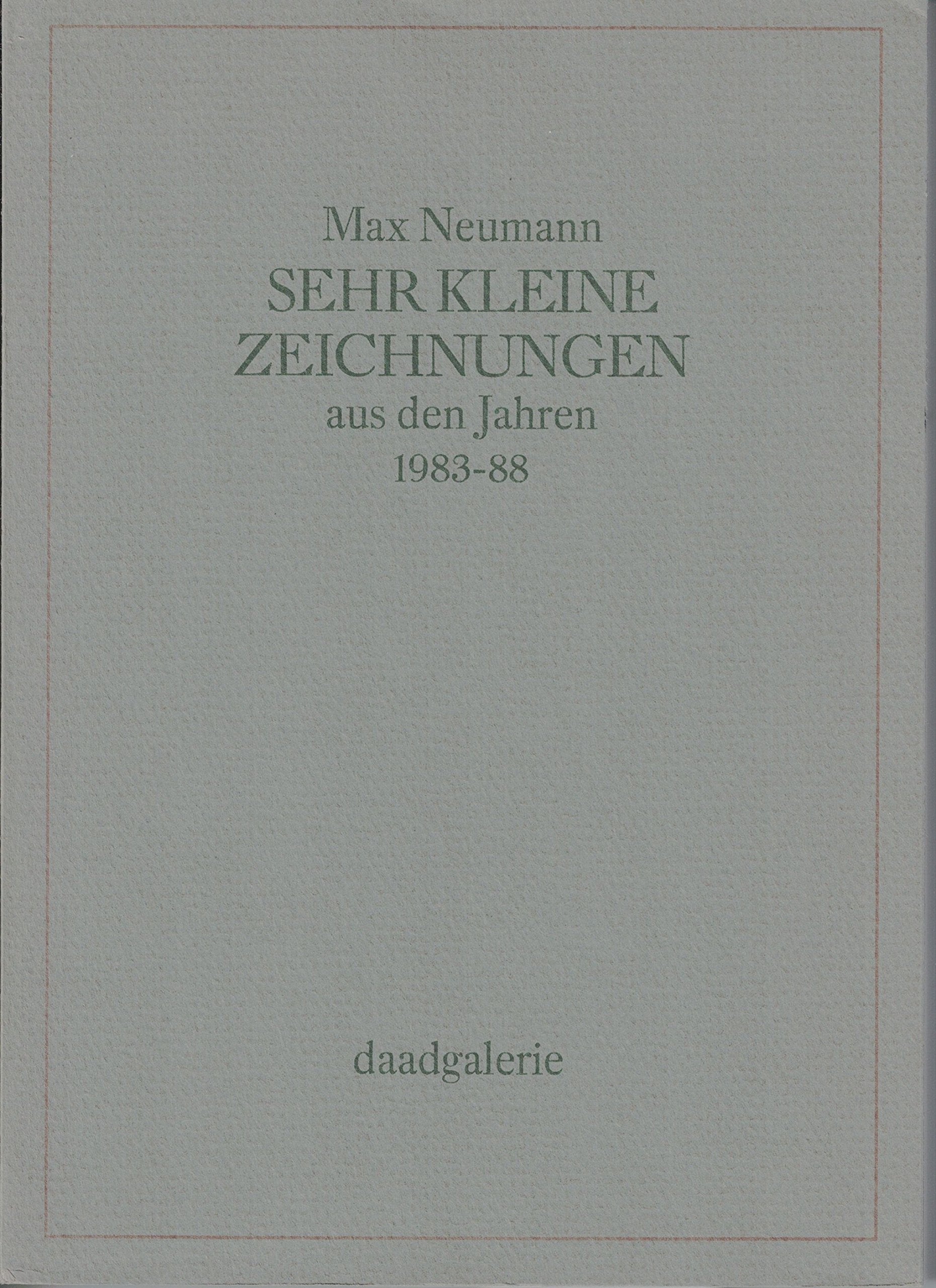 Sehr kleine Zeichnungen aus den Jahren 1983-88 Books
