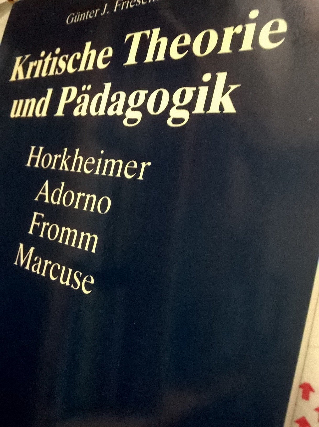 Kritische Theorie und Pädagogik. Horkheimer, Adorno, Fromm, Marcuse Social Sciences