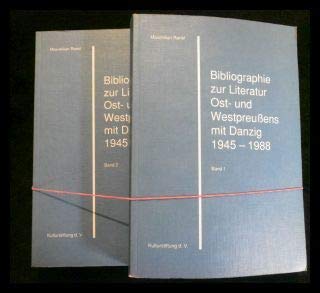 Bibliographie zur Literatur Ost- und Westpreussens mit Danzig 1945-1988 Books