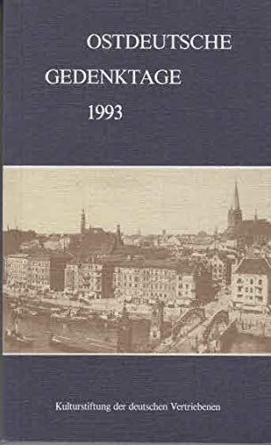 Ostdeutsche Gedenktage. Persönlichkeiten und historische Ereignisse Books