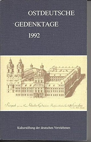 Ostdeutsche Gedenktage. Persönlichkeiten und historische Ereignisse Books