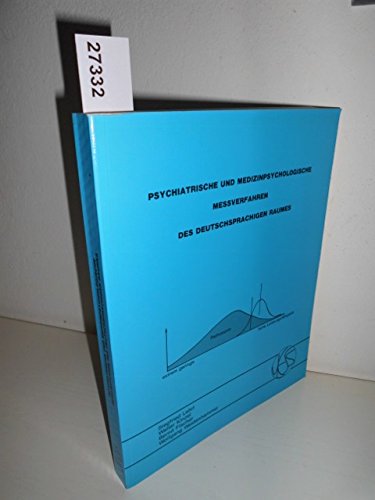 Psychiatrische und Medizinpsychologische Messverfahren des deutschsprachigen Raumes Books