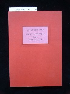 Geschichten aus Soranien. Ein elsässisches Anti-Epos. 1. Auflage. Books