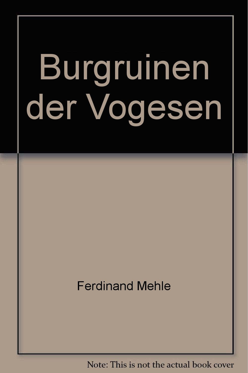 Burgruinen der Vogesen Books