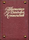 Allgemeines Deutsches Kommersbuch, Ausgabe G. Einband rot mit Nägeln Arts & Music