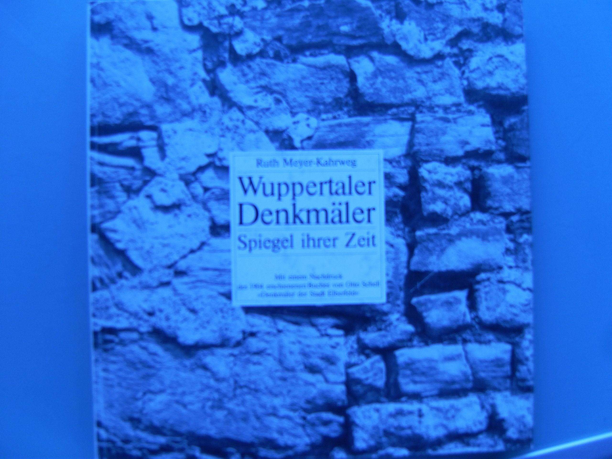 Product Image: Wuppertaler Denkmäler. Spiegel ihrer Zeit