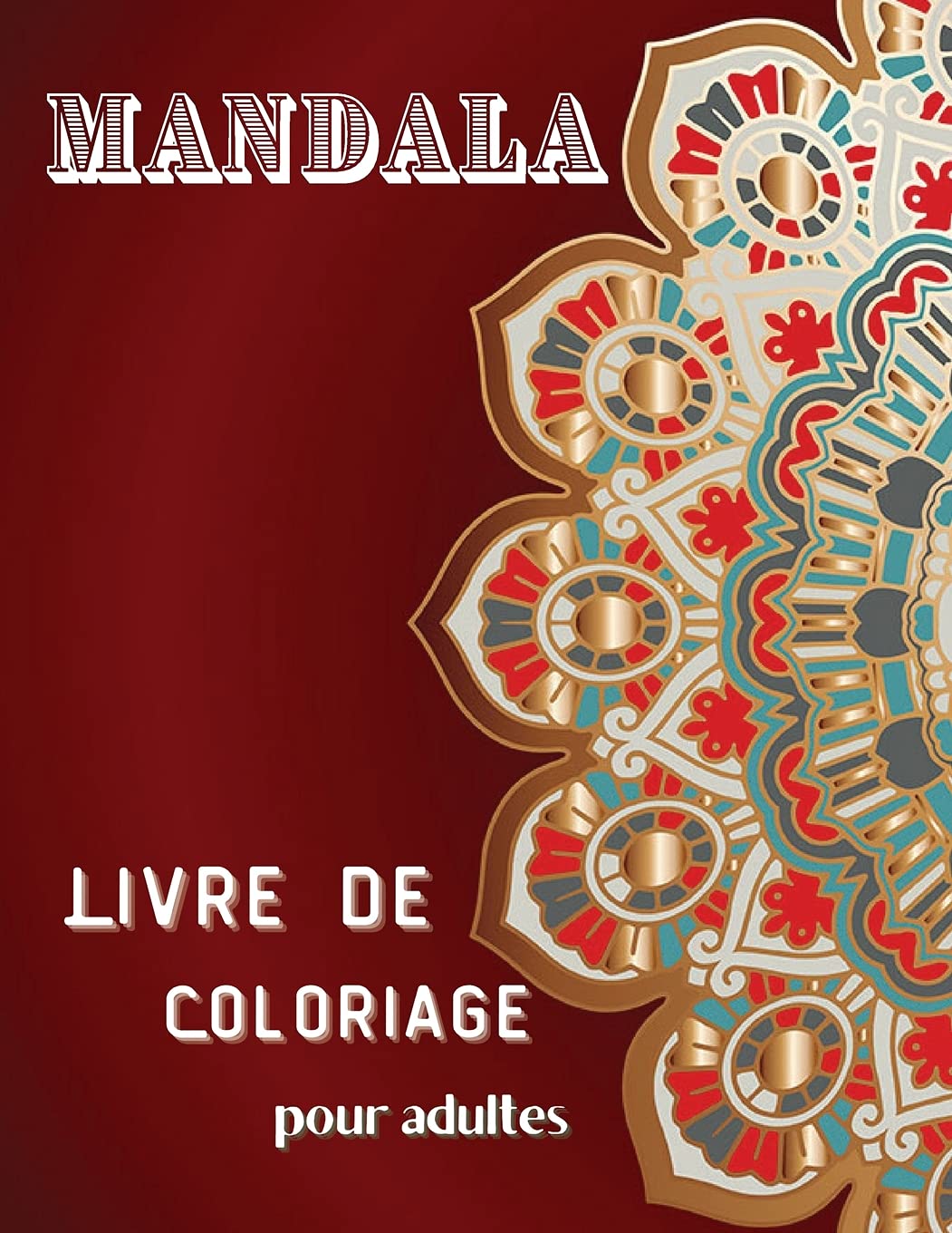 Malignomtherapie: Grandes diseños que alivian el estrés, de magnifiques mandalas pour colorier votre humeur heureuse Hobbies & Crafts