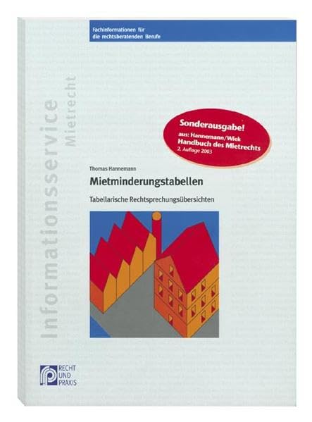Mietminderungstabellen: Tabellarische Rechtsprechungsübersichten Law