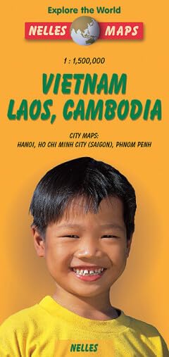 Nelles Maps, Vietnam, Laos, Cambodia Leisure, Home & Garden