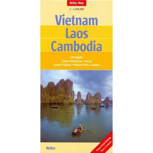 Vietnam, Laos Kampuchea (Nelles Verlag Map Series) Reference Books