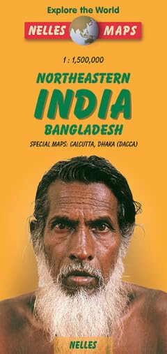 Nelles Maps, Northeastern India - Bangladesh 1:1,500,000 Geology & Geography