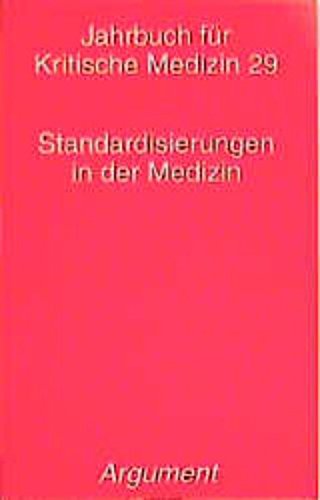 Jahrbuch für Kritische Medizin 29 Medicine