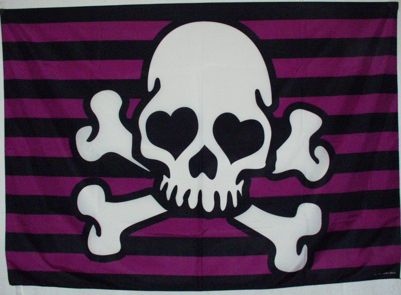 Love Skull Poster-Fahne Poster Flag No. 139 Format 94 x 138 cm Polyester Books