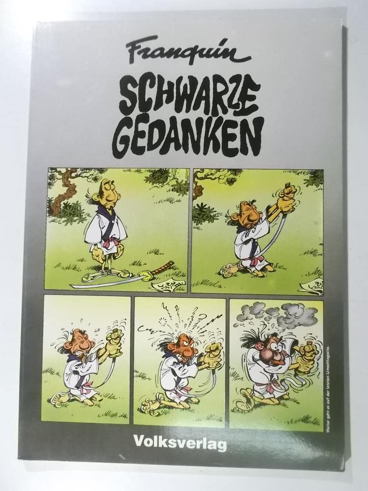 SCHWARZE GEDANKEN, Softcover 1. Auflage 1983 (Volksverlag) Manga