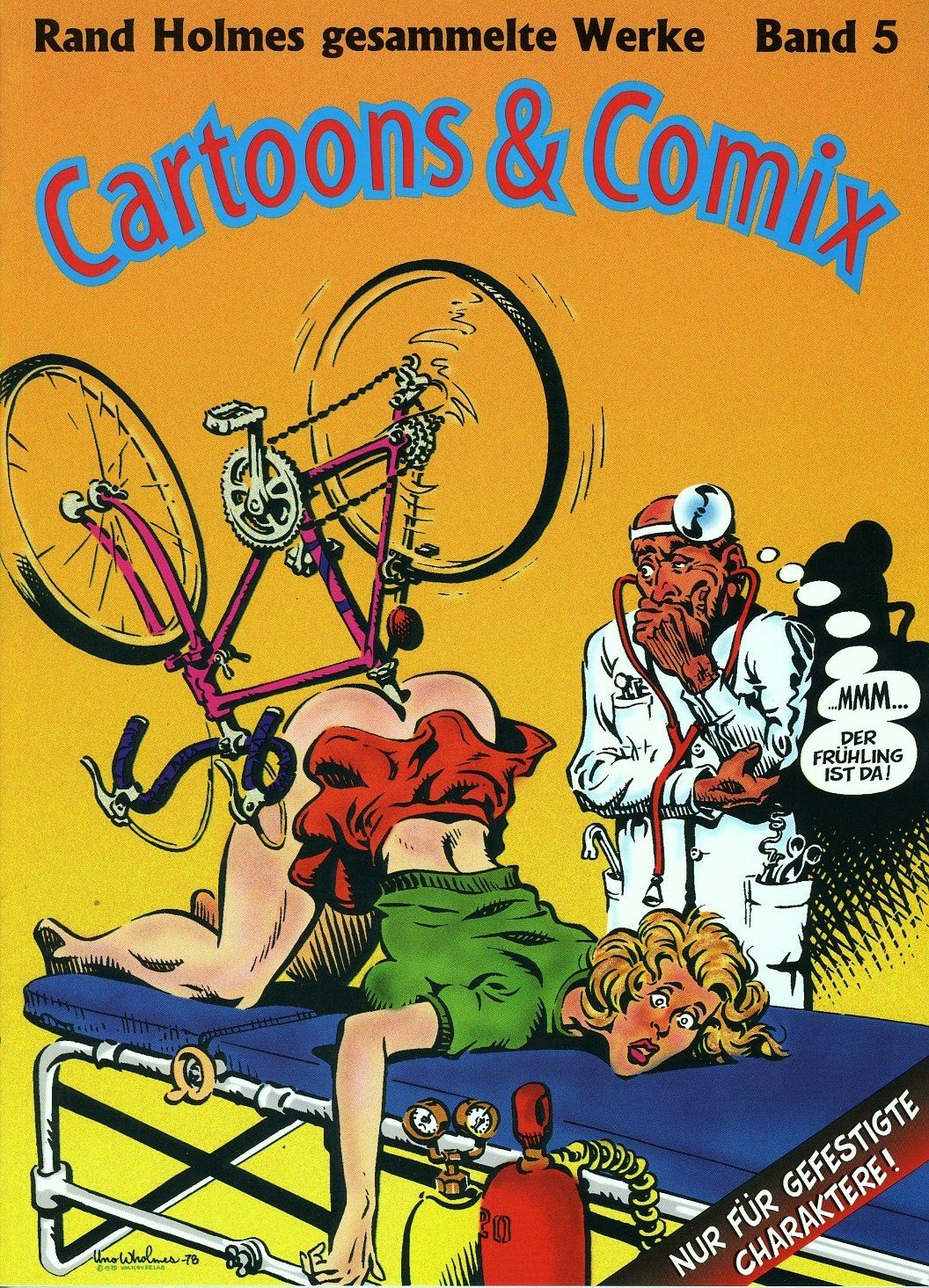 Rand Holmes gesammelte Werke Band 5 CARTOONS & COMIX Format Din A 4 für Erwachsene Books