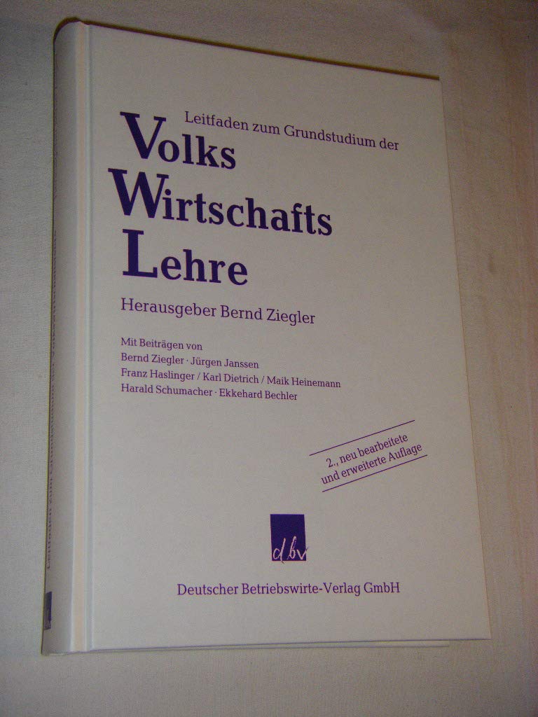 Leitfaden zum Grundstudium der Volkswirtschaftslehre Law