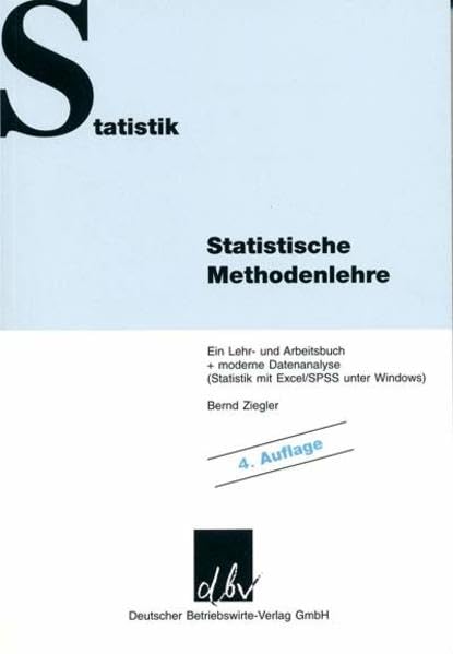 Statistische Methodenlehre: Ein Lehr- und Arbeitsbuch Law