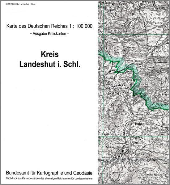 Landeshut in Schlesien: Karte des Deutschen Reiches 1:100.000, Kreiskarte (Karte des Deutschen Reiches. Kreiskarten: 1:100000. Nachdruck aus ... ehemaligen Reichsamtes für Landesaufnahme) Leisure, Home & Garden