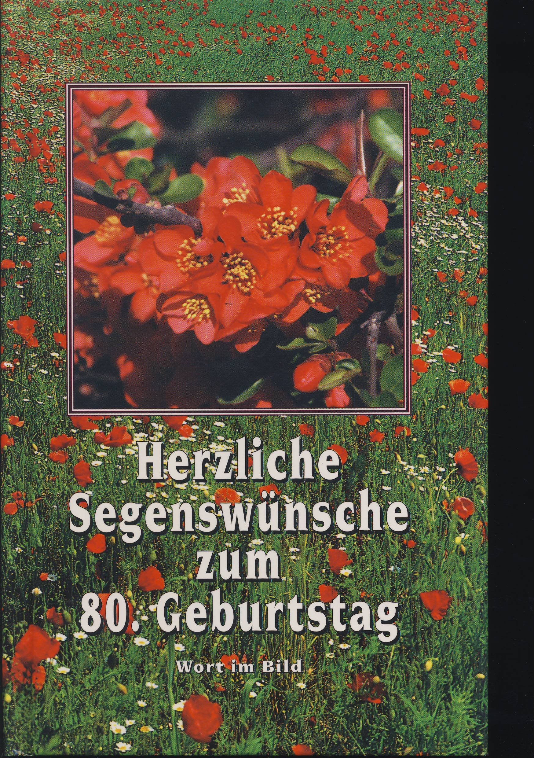 Herzliche Segenswünsche zum 80. Geburtstag Religion & Esotericism