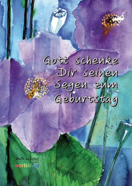Gott schenke dir seinen Segen zum Geburtstag A5 Religion & Esotericism