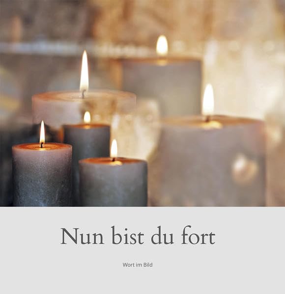 Musikalischer Bildband "Nun bist du fort" Format: 19x19 cm: Bildband mit Musik-CD Death & Mourning