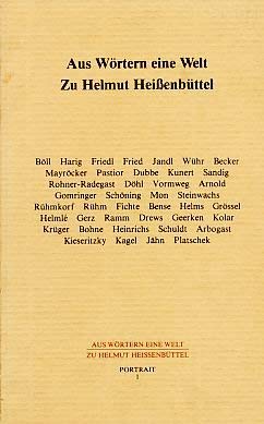 Aus Wörtern eine Welt. Zu Helmut Heissenbüttel Professional & Reference Books