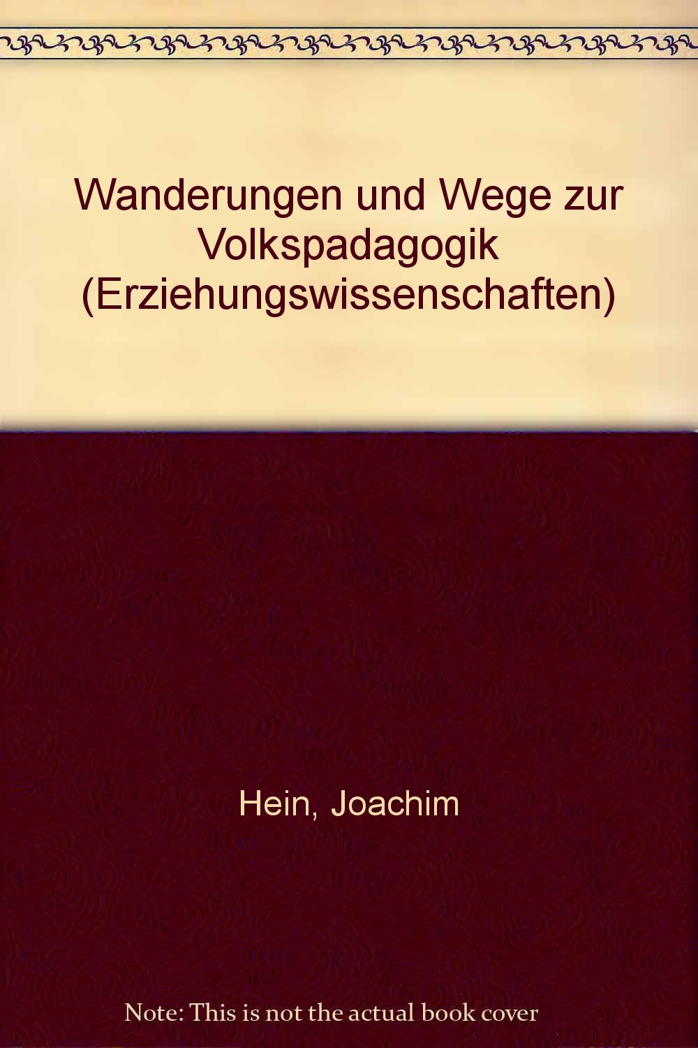 Wanderungen und Wege zur Volkspädagogik Books