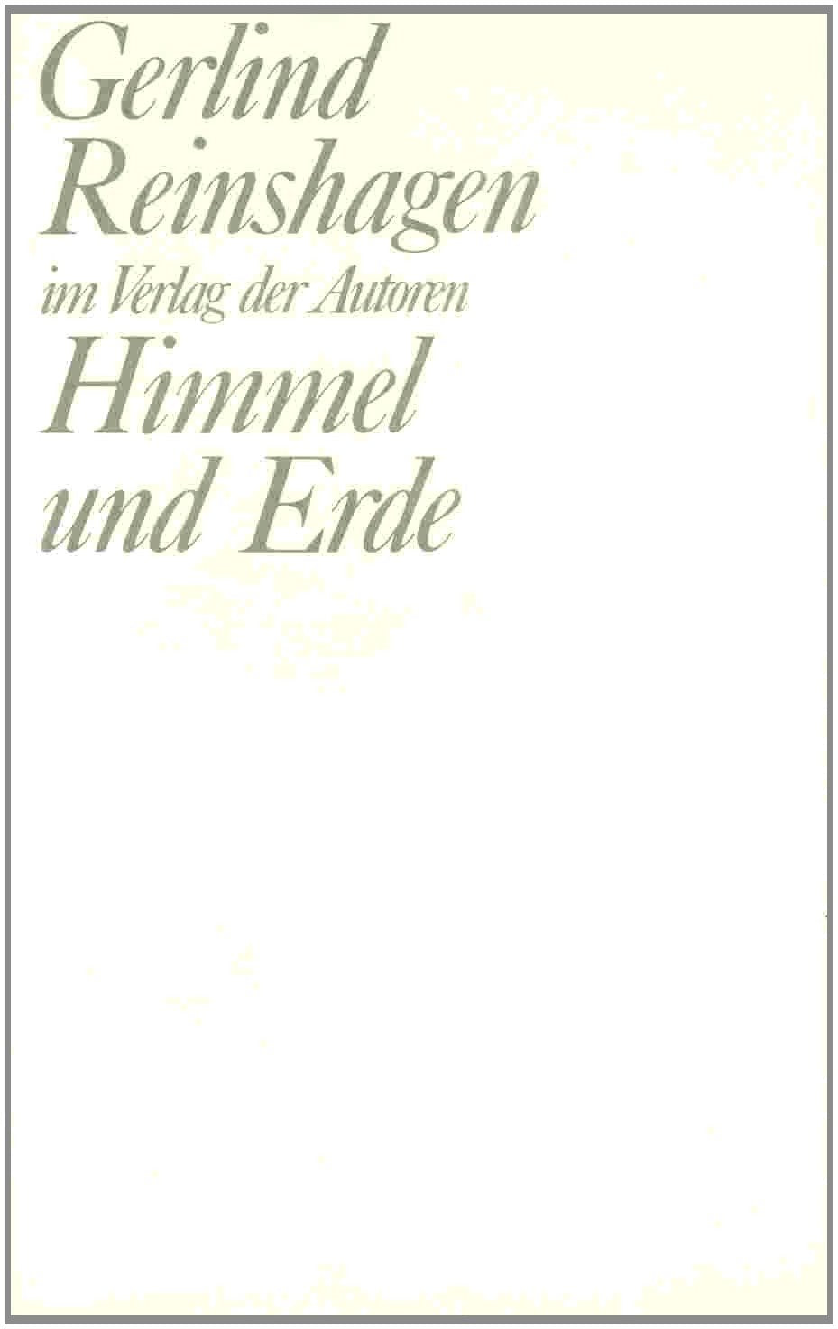 Himmel und Erde (Theaterbibliothek) Drama