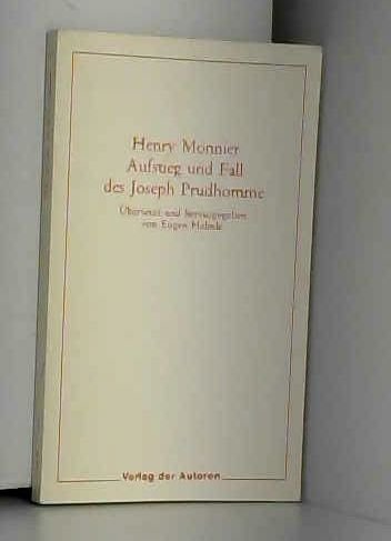 Aufstieg und Fall des Joseph Prudhomme (Theaterbibliothek) Books