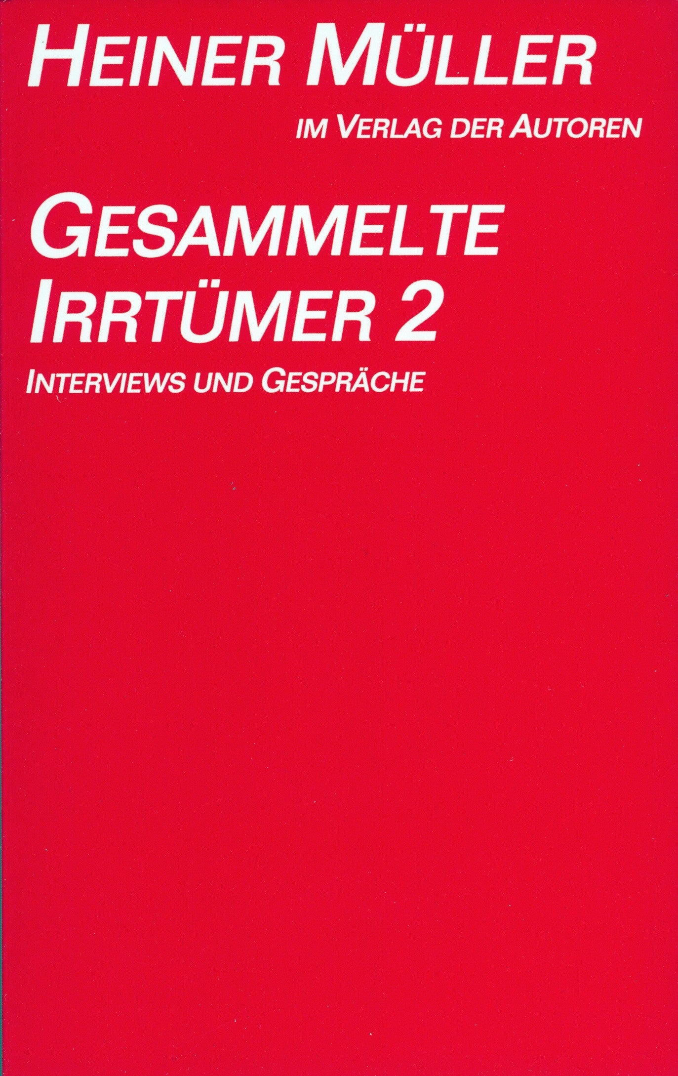 Product Image: Gesammelte Irrtümer II