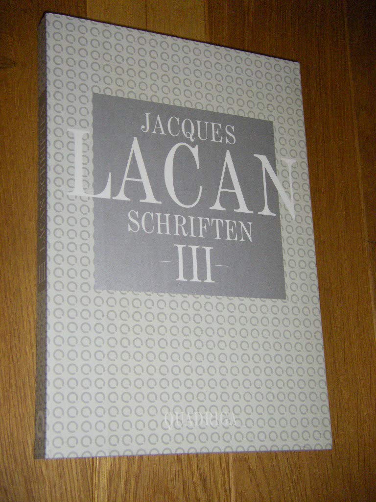 Jacques Lacan Schriften, Band 3 Psychology