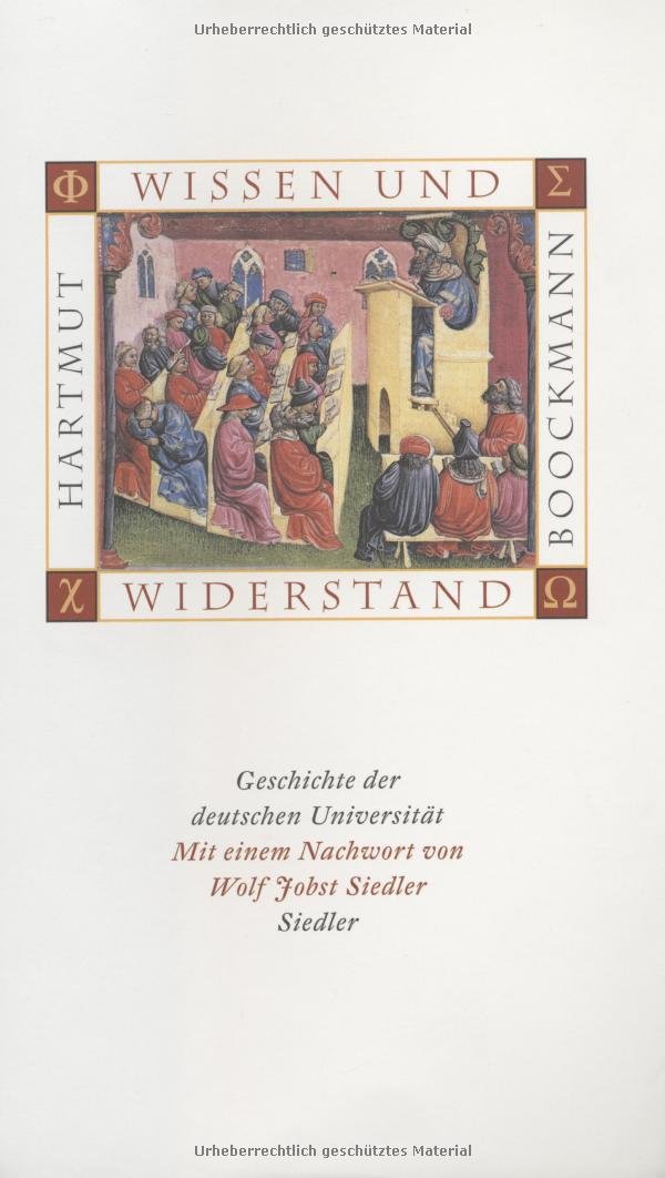 Wissen und Widerstand. Geschichte der deutschen Universität German history