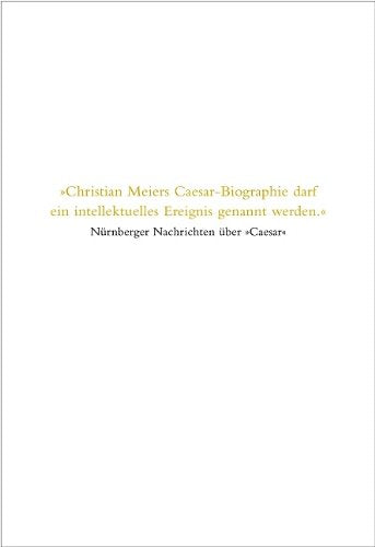Athen/Caesar: Ein Neubeginn der Weltgeschichte Politics & Society
